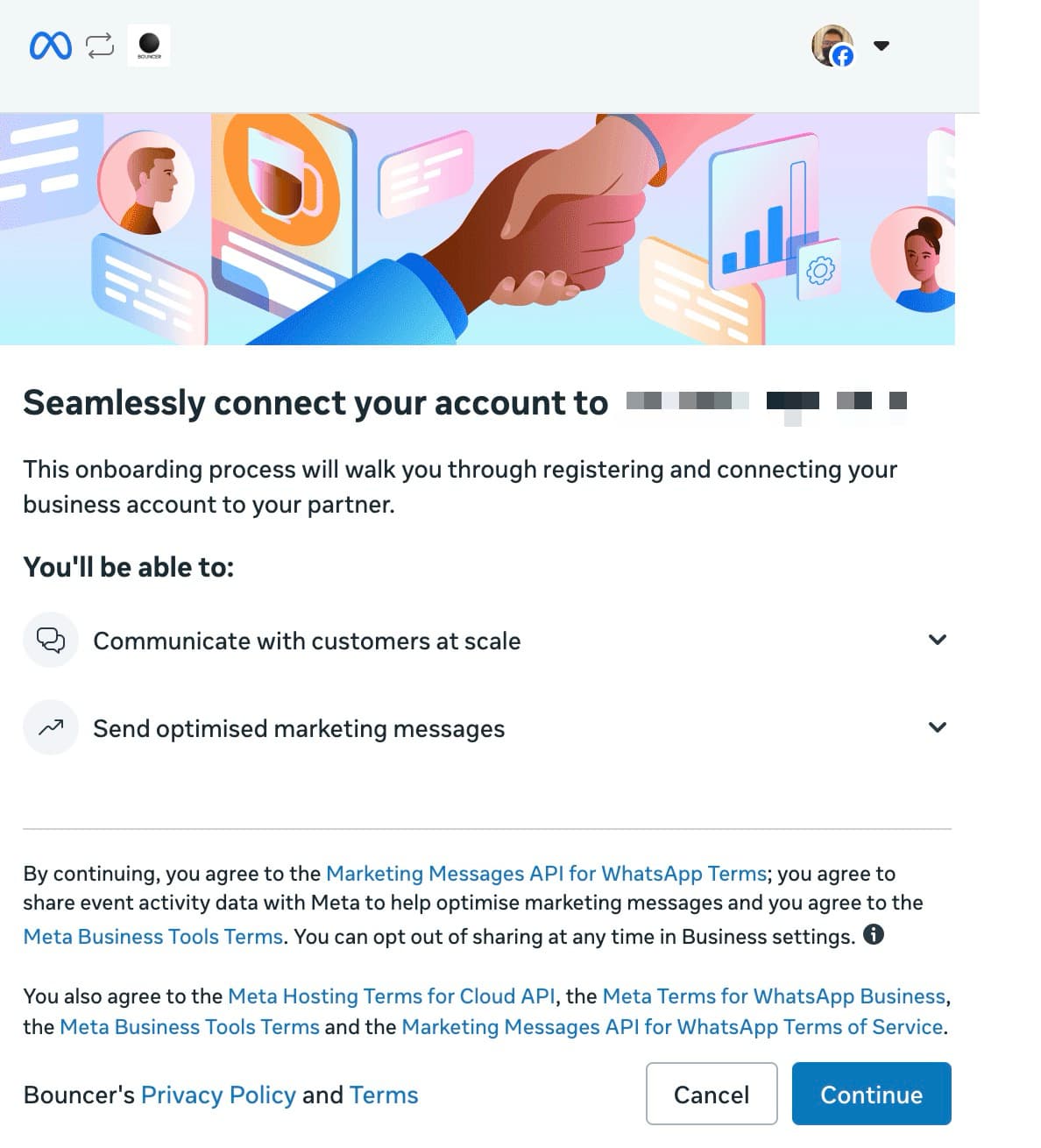 Cloud API wizard start